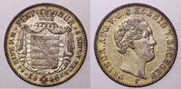 Sachsen 1/6 Taler Friedrich August 2., Dresden -