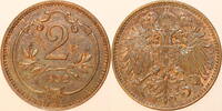kaisertum österreich 2 Heller franz joseph 1. (1848 - 1916) -