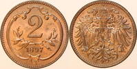 kaisertum österreich 2 Heller franz joseph 1. (1848 - 1916) -