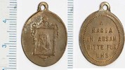 TIROL - Wallfahrt Wallfahrtsmedaille - Breverl 1860-1930 Alte Sammlung Tiroler Wallfahrt: ABSAM VF / vzgl+ /-