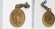 TIROL - Wallfahrt Wallfahrtsmedaille - Breverl 1860-1930 Alte Sammlung Tiroler Wallfahrt: ABSAM VF / vzgl+ /-