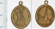 TIROL - Wallfahrt stein Wallfahrtsmedaille - Breverl Alte Sammlung Tiroler Wallfahrt: MARIA STEIN -