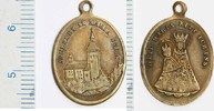 TIROL - Wallfahrt stein Wallfahrtsmedaille - Breverl Alte Sammlung Tiroler Wallfahrt: MARIA STEIN -