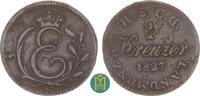 Sachsen-Coburg-Gotha 1 Kreuzer Ernst I. 1806-1844. Saalfeld. mit Kursivschrift. -