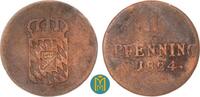 Bayern 1 Pfennig Maximilian I. Joseph 1806-1825. -