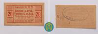 Schwarzburg-Rudolstadt. 20 Pfennig Notgeld Konsumverein Frankenhausen -