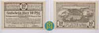 Schwarzburg-Sondershausen. 10 Pfennig Notgeld Plaue. -