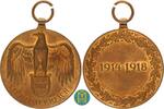 Österreich / Habsburg Bronzemedaille Erinnerungsmedaille für Weltkriegsteilnehmer. Von Grienauer. -