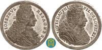 RDR Habsburg. Zinnmedaille von Wermuth. Josef I. 1705-1711. Auf den Tod des Kaisers und Dauphins von Frankreich. -