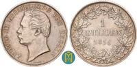 1 Gulden 1856 Hessen-Darmstadt Ludwig III. 1848-1877. sehr schön