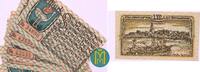 Brandenburg 4x1/2 Mk. 1 Mk. 2 Mk. Strausberg. Satz mit 6 Scheinen. -
