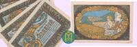 Bayern 25;50;75 und 99 Pfennig Stammbach. Satz mit 4 Scheinen. -