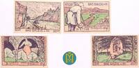 Rheinland 25, 50 Pfg. Notgeld Bad Salzig. 2 Scheine. -