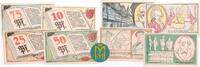 Braunschweig 10, 25, 50, 75 Pfg Notgeld 4 Scheine. -