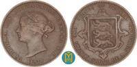 Großbritannien - Jersey 1/26 Shilling Victoria 1837 - 1901. -