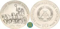 Deutschland - DDR 10 Mark 1989 Zum 225. geburtstag von Johann Gottfried ... 75,00 EUR  Excl. 10,00 EUR Verzending