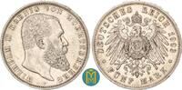 Kaiserreich / Württemberg 5 Mark 1903 F Wilhelm II. 1891-1918 sehr schön... 38,00 EUR  Excl. 10,00 EUR Verzending