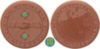 Deutschland / 3. Reich. Steinzeugmedaille 1938 Auf den Einmarsch in das ... 120,00 EUR  Excl. 10,00 EUR Verzending
