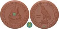 Deutschland / 3. Reich. Steinzeugmedaille 1940 Auf die Einnahme von Norw... 120,00 EUR  Excl. 10,00 EUR Verzending