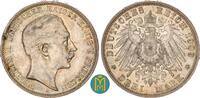 Kaiserreich / Preussen Wilhelm II. 1888-1918. 3 Mark 1909 A gutes sehr schön