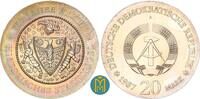 Deutschland - DDR 20 Mark 1987 750 Jahre Berlin - Stadtsiegel. fast Stem... 200,00 EUR  Excl. 10,00 EUR Verzending