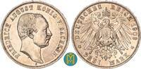 Kaiserreich / Sachsen 3 Mark 1909 E Friedrich August III. 1904-1918. seh... 28,00 EUR  Excl. 10,00 EUR Verzending