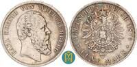 Kaiserreich / Württemberg 5 Mark 1876 F Karl 1864-1891. fast sehr schön 45,00 EUR  Excl. 10,00 EUR Verzending