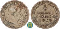 Brandenburg-Preußen. 1/2 Silbergroschen 1866 A Wilhelm I. 1861-1888. seh... 15,00 EUR  Excl. 10,00 EUR Verzending