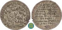 Ostfriesland Christian Eberhard 1665-1708, a.d. Tod seiner Gemahlin Eberhardine v. Öttingen, Silbermedaille zu 1/4 Reichstaler 1700 sehr schön, Schrö