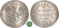 Brandenburg-Bayreuth 1/12 Taler Friedrich 1735-1763, CLR-Bayreuth, Walzenprägung, -