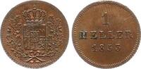Bayern, Königreich 1 Heller 1853 Maximilian II. (1848-1864) prägefrisch 70,00 EUR  Excl. 4,00 EUR Verzending