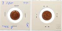 Deutschland, Bundesrepublik 1 Pfennig 1966 J polierte Platte 25,00 EUR  Excl. 4,00 EUR Verzending