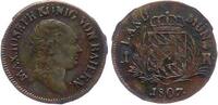 Bayern, Königreich 1 Kreuzer 1807 Maximilian I. Joseph (1806-1825) dunkl... 10,00 EUR  Excl. 4,00 EUR Verzending