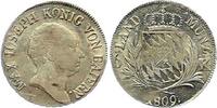 Bayern, Königreich 6 Kreuzer 1809 Maximilian I. Joseph (1806-1825) feine... 15,00 EUR  Excl. 4,00 EUR Verzending