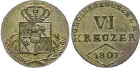 Würzburg, Großherzogtum 6 Kreuzer 1807 Ferdinand von Österreich (1806-18... 175,00 EUR  Excl. 18,50 EUR Verzending