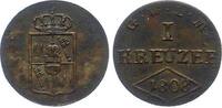 Würzburg, Großherzogtum 1 Kreuzer 1808 Ferdinand von Österreich (1806-18... 750,00 EUR  Excl. 18,50 EUR Verzending