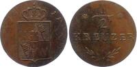 Würzburg, Großherzogtum Halber Kreuzer 1811 Ferdinand von Österreich (18... 25,00 EUR  Excl. 4,00 EUR Verzending