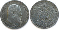 Deutschland 3 Mark Wilhelm II. König von Württemberg -