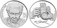 Tschechien Silver groschen Jan Saudek 90th birthday proof -