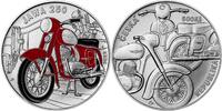 Tschechien 500 2022 500 Kronen Motorrad Jawa 250 st Stempelglanz 125,00 EUR  Excl. 14,00 EUR Verzending