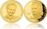 Tschechien Gold half-ounce medal Helena Vondráčková proof -