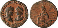 Mesopotamia, Singara AE (Bronze, 19,95 g, 30 mm) Gordian III & Tranquillina -