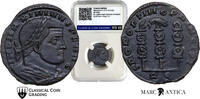 CCG Certified! Maximinus II, AD 312-313. AE Follis. Rome. -