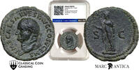 CCG Certified! Vespasian Ӕ As. Rome, AD 74. -