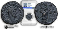 CCG Certified! Allectus AE Antoninianus. London, AD 293-295.