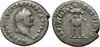   Roman Imperial Titus, AD 79–81. AR Denarius Rome mint, AD 80.  89,00 EUR  Excl. 17,80 EUR Verzending