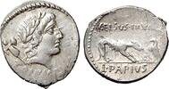 The Roman Republic. L. Papius Celsus. AR Denarius (3.36gr). Rome, circa 45 BC. -