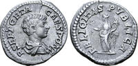   Geta, as Caesar, AR Denarius. Rome, AD 200-202.  85,00 EUR80,00 EUR  Excl. 16,54 EUR Verzending