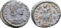 Gratian Æ 18mm. Antioch, AD 378-383. -