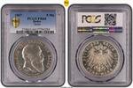 Baden 5 Mark German States Baden 1907 5 Mark PCGS PR 64 PROOF UNC Death PP -